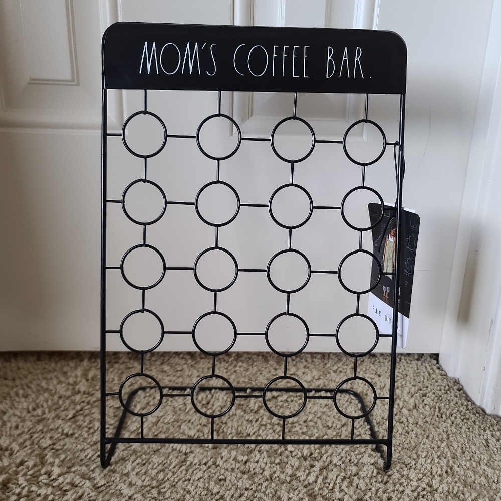 New Rae Dunn MOM'S COFFEE BAR K-cup holder